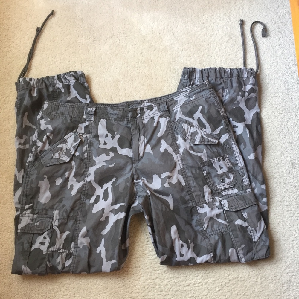 Norma Kamali Camouflage Pants